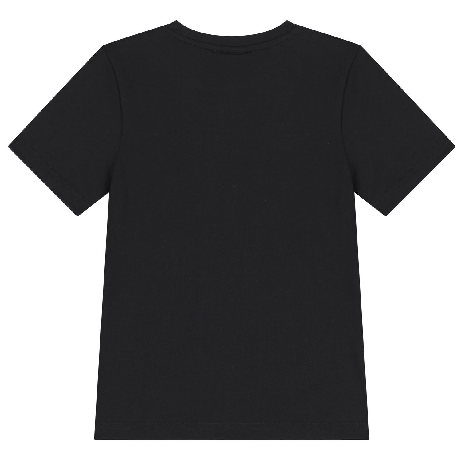 Boys Black Logo T-Shirt, 1, hi-res