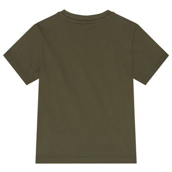 Boys Green Logo T-Shirt
