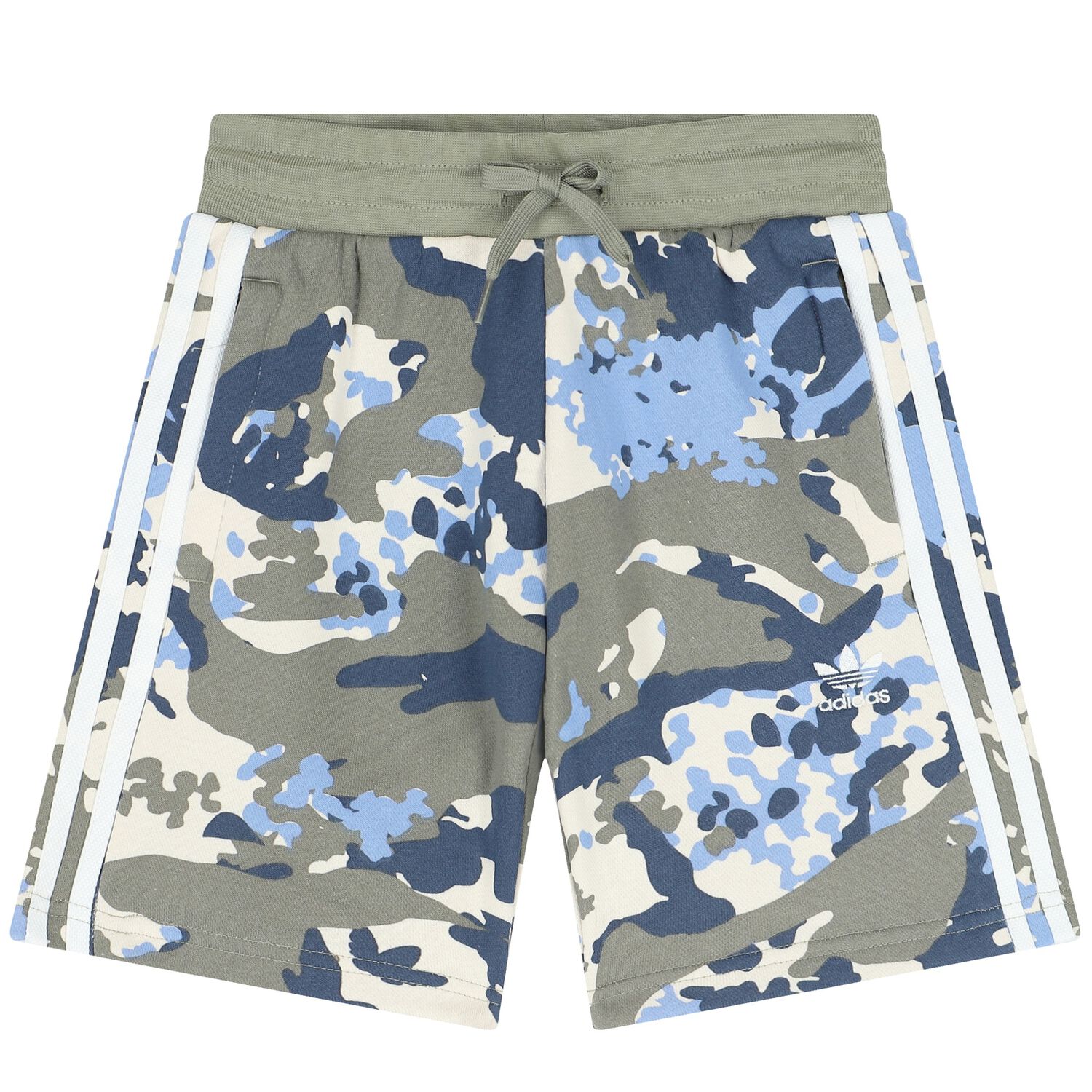 شورت مموه باللون الأبيض والرمادى, 1, hi-res