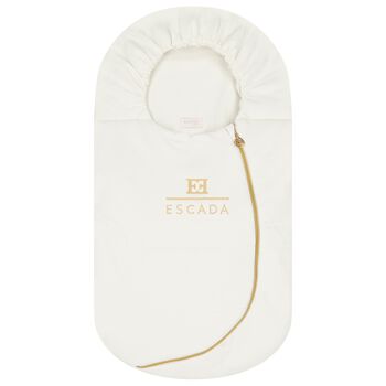 Baby Girls Ivory Logo Nest