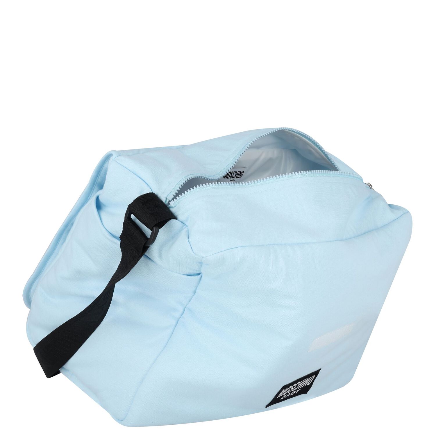 Blue Teddy Bear Baby Changing Bag, 3, hi-res