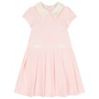 Girls Pink & White Dress, 2, hi-res