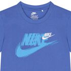 Boys Blue Logo Shorts Set, 3, hi-res