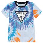 Boys Blue Logo Tie-Dye Shorts Set, 1, hi-res