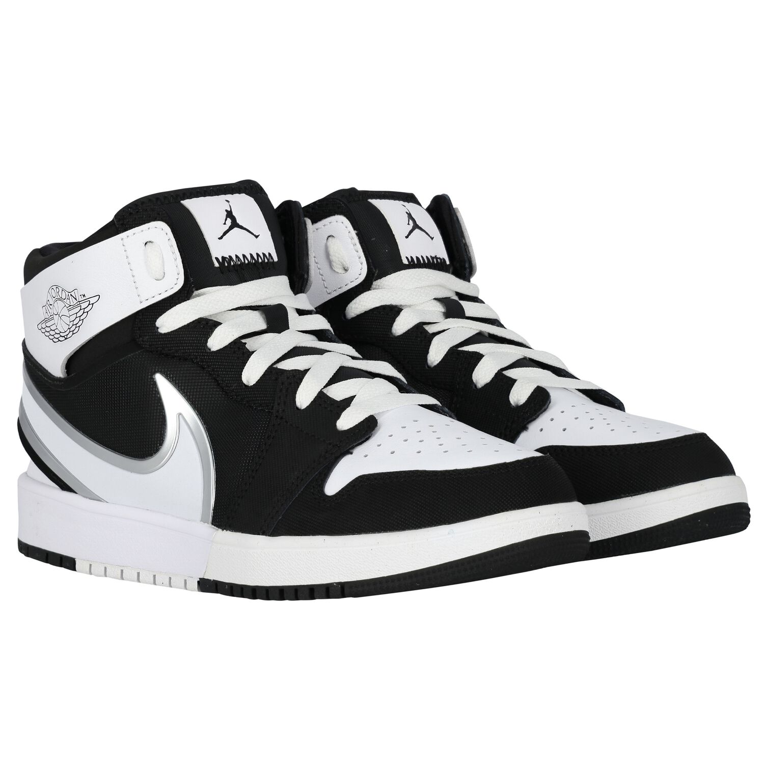 Black And White Jordan Mids Junior HOT Jordan Mid Junior Black And