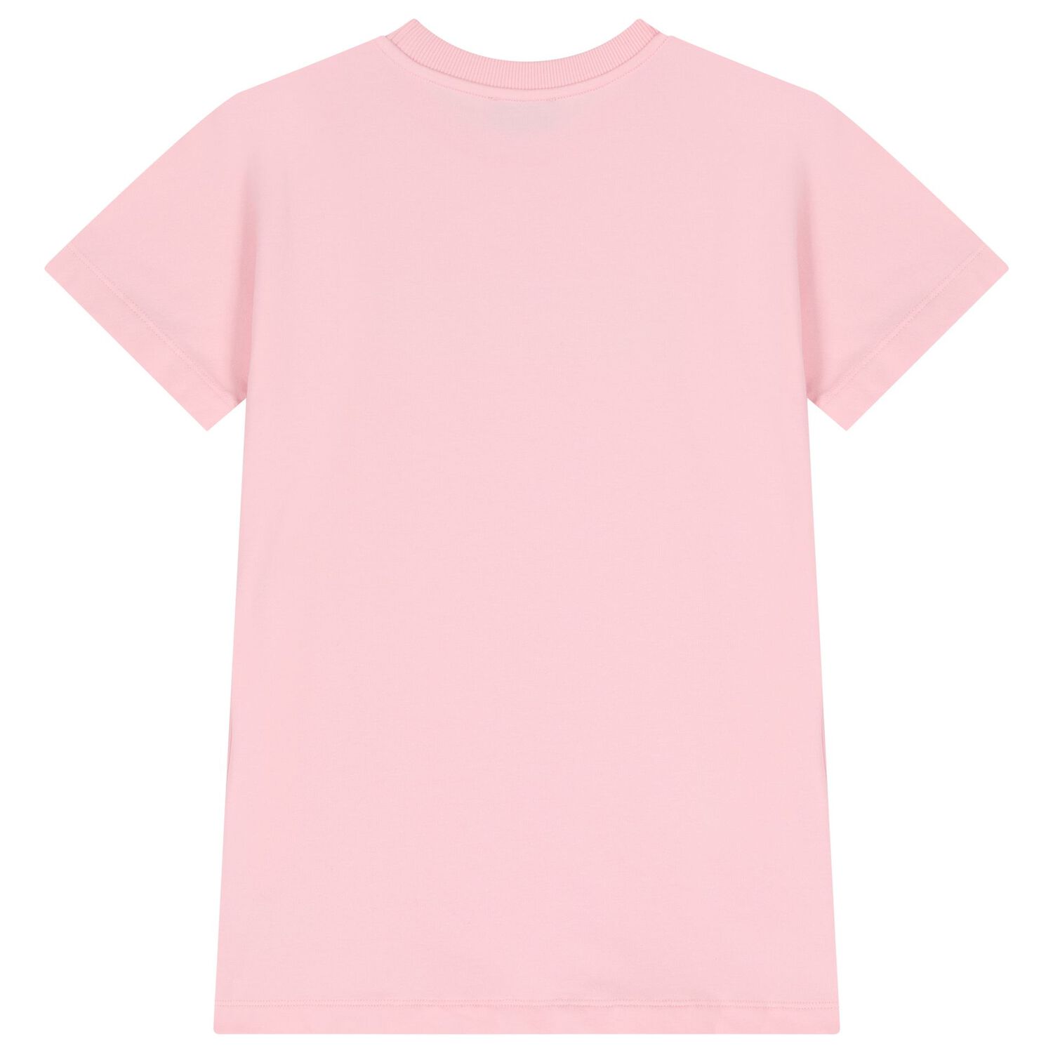 Girls Pink Logo Dress, 1, hi-res