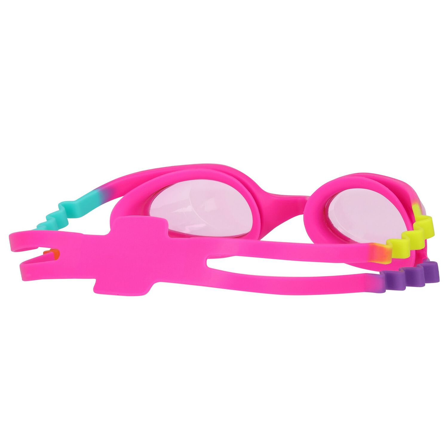Girls Pink Logo Swimming Goggles, 2, hi-res image number null