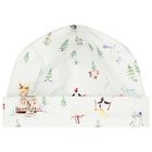 طقم أفرول هدايا بشعار احتفالي باللون الأبيض, 1, hi-res