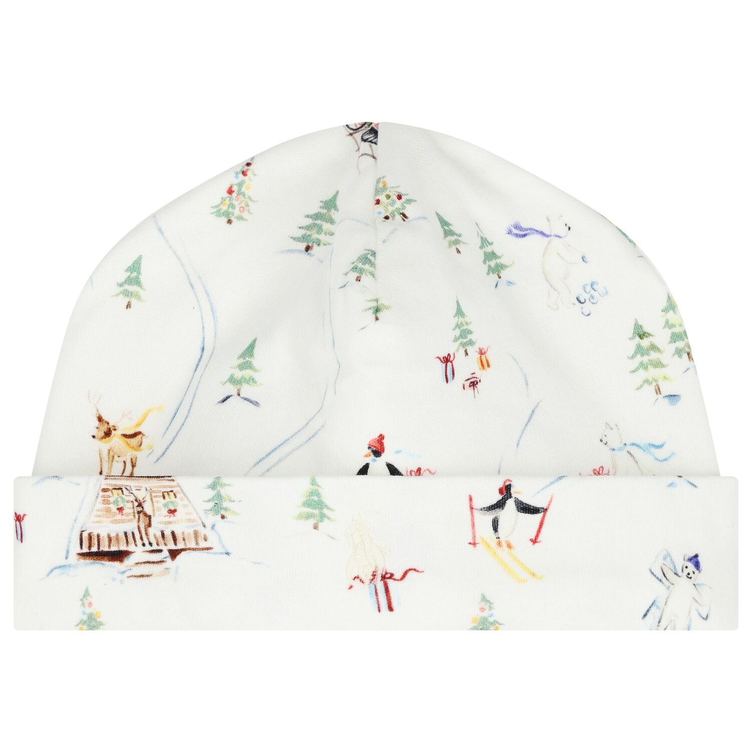 طقم أفرول هدايا بشعار احتفالي باللون الأبيض, 1, hi-res