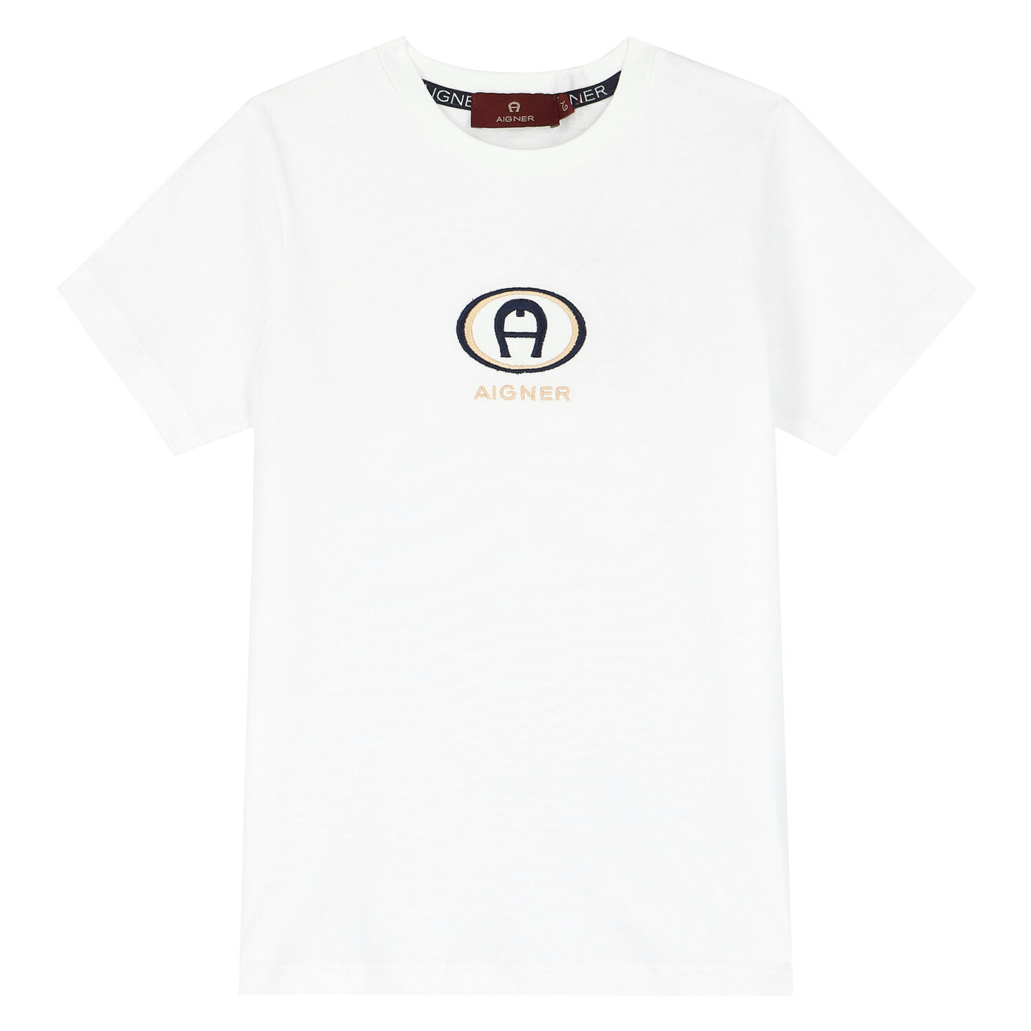 Boys White Logo T-Shirt, 1, hi-res