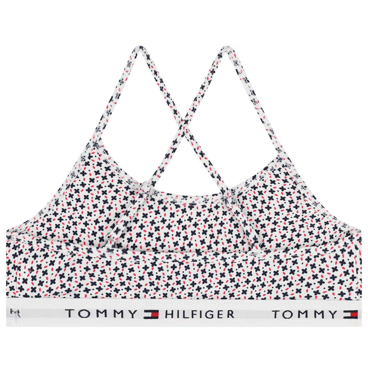 صدريات بناتية بشعار باللونين الأزرق والأبيض (عبوة من قطعتين), 1, hi-res