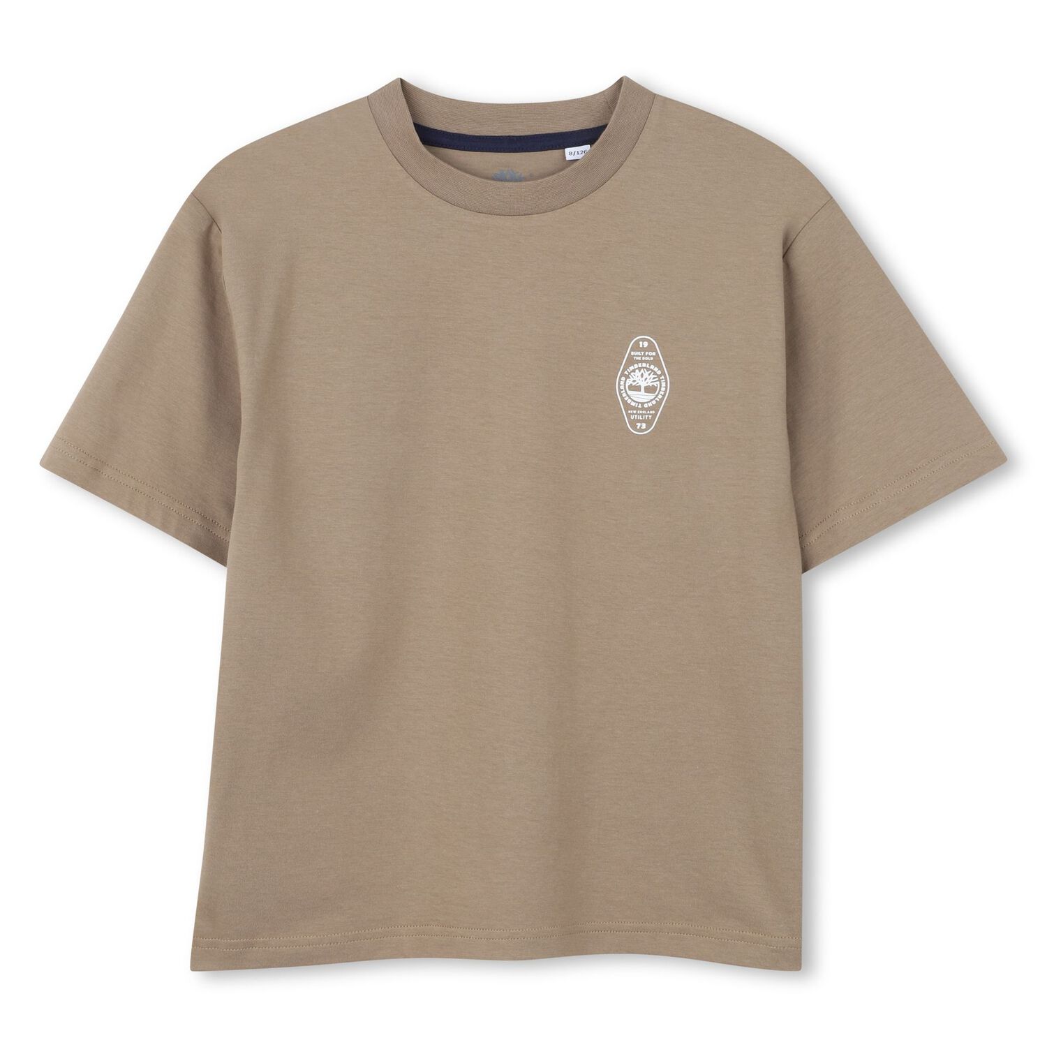 Boys White & Beige Logo T-Shirts ( 2-Pack ), 1, hi-res image number null