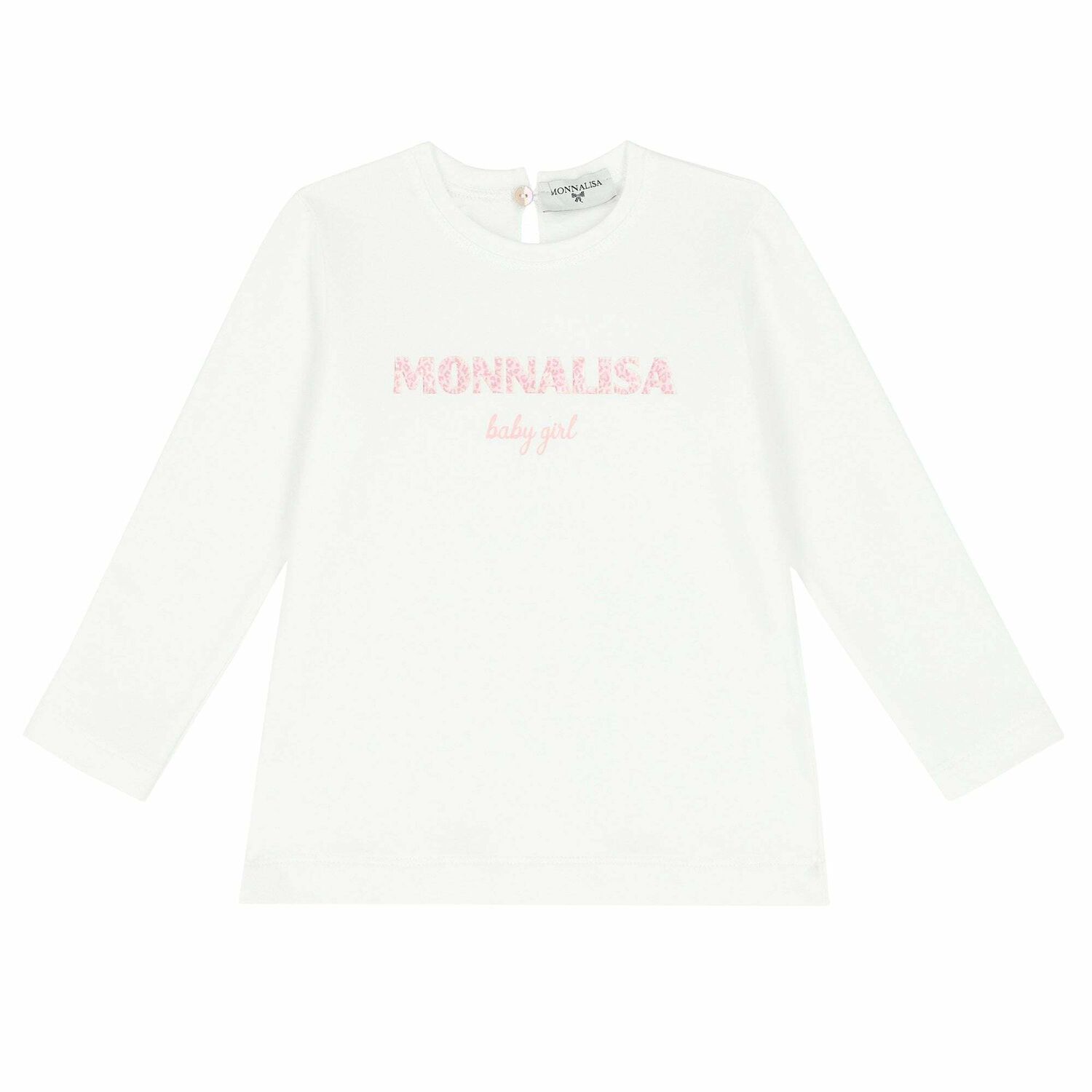 تيشيرت باللون العاجى والزهرى للبنات, 1, hi-res image number null