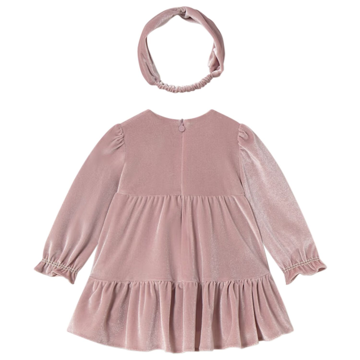 مجموعة فستان وردي للفتيات الصغيرات, 2, hi-res image number null