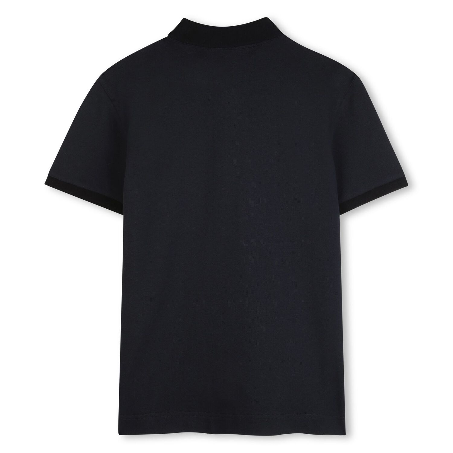 Boys Black logo Polo Shirt, 1, hi-res