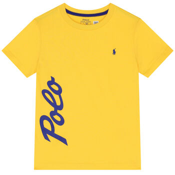 Boys Yellow Logo T-Shirt