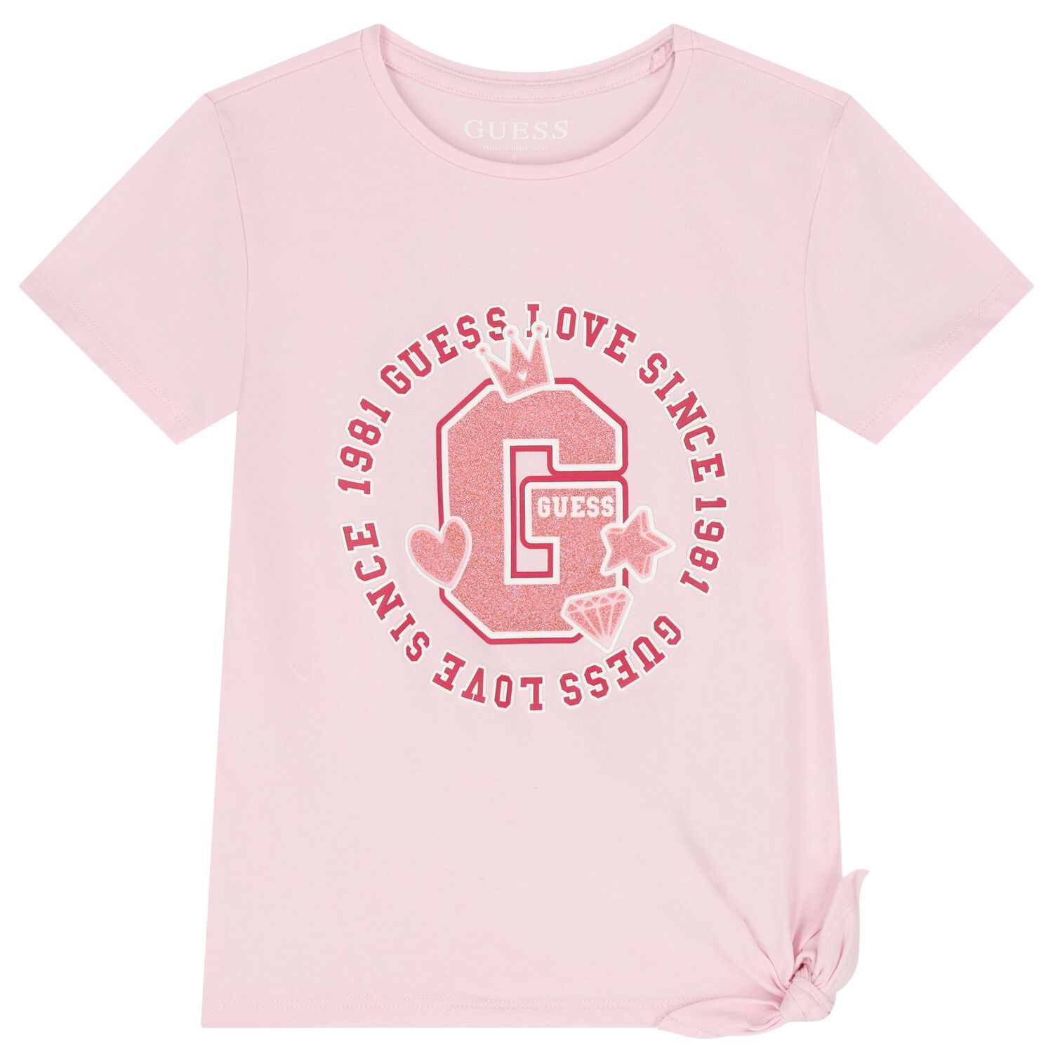 Girls Pink Logo T-Shirt, 2, hi-res