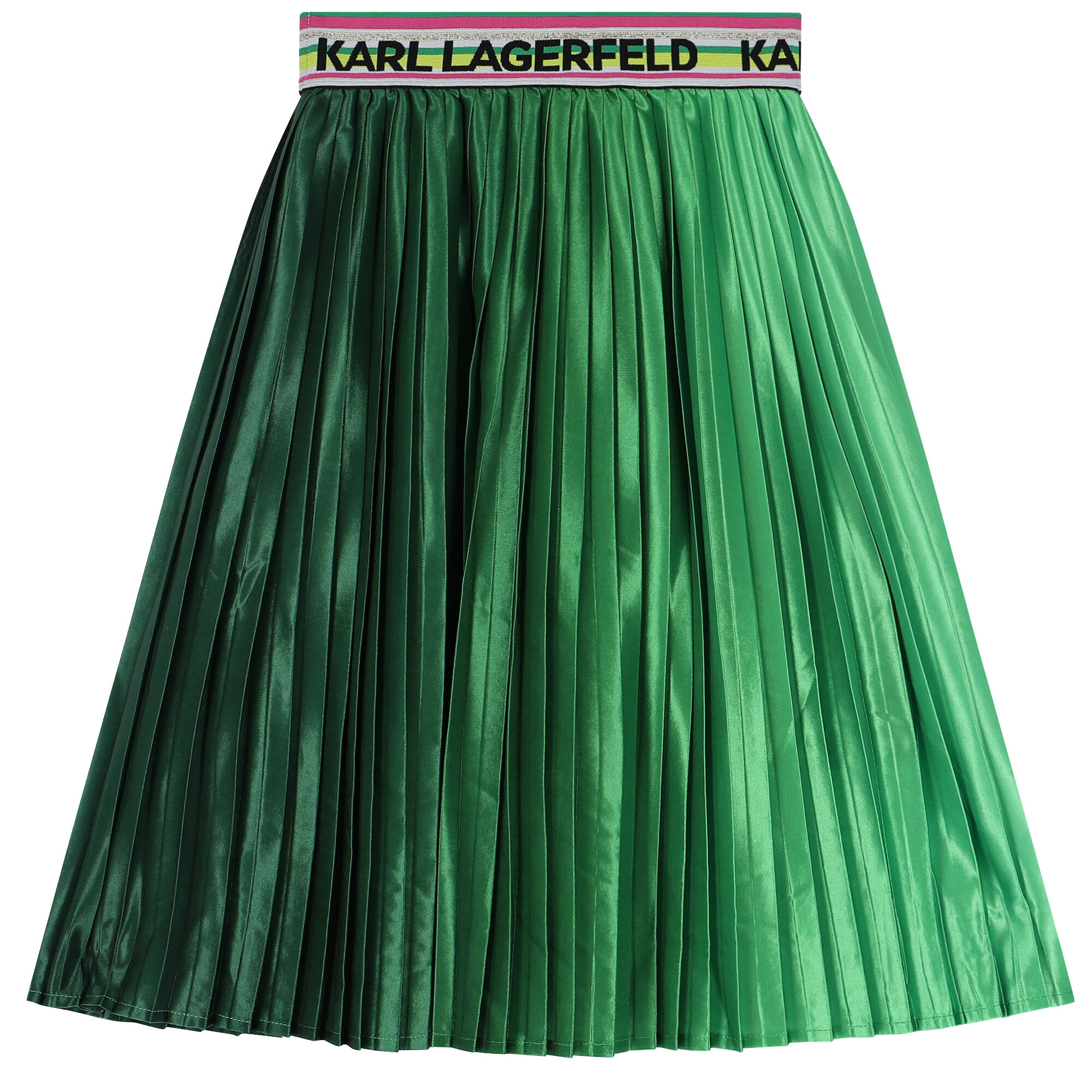 Green pleated skirt new arrivals