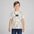 Boys Ivory Logo T-Shirt, 1, hi-res