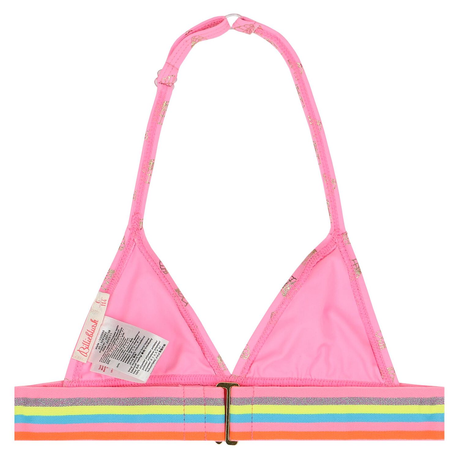 مايوه بنات بيكيني باللون الوردي, 1, hi-res