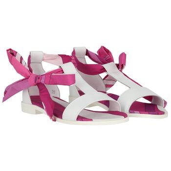 Girls Pink & Purple Sandals