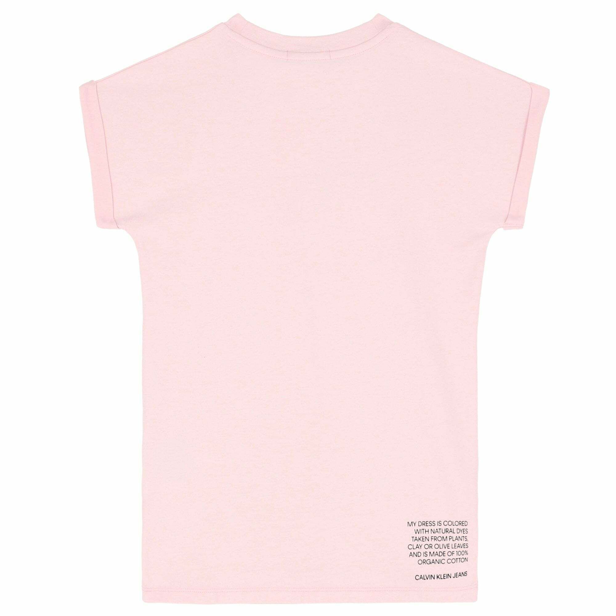Calvin klein t shirt dress hotsell pink