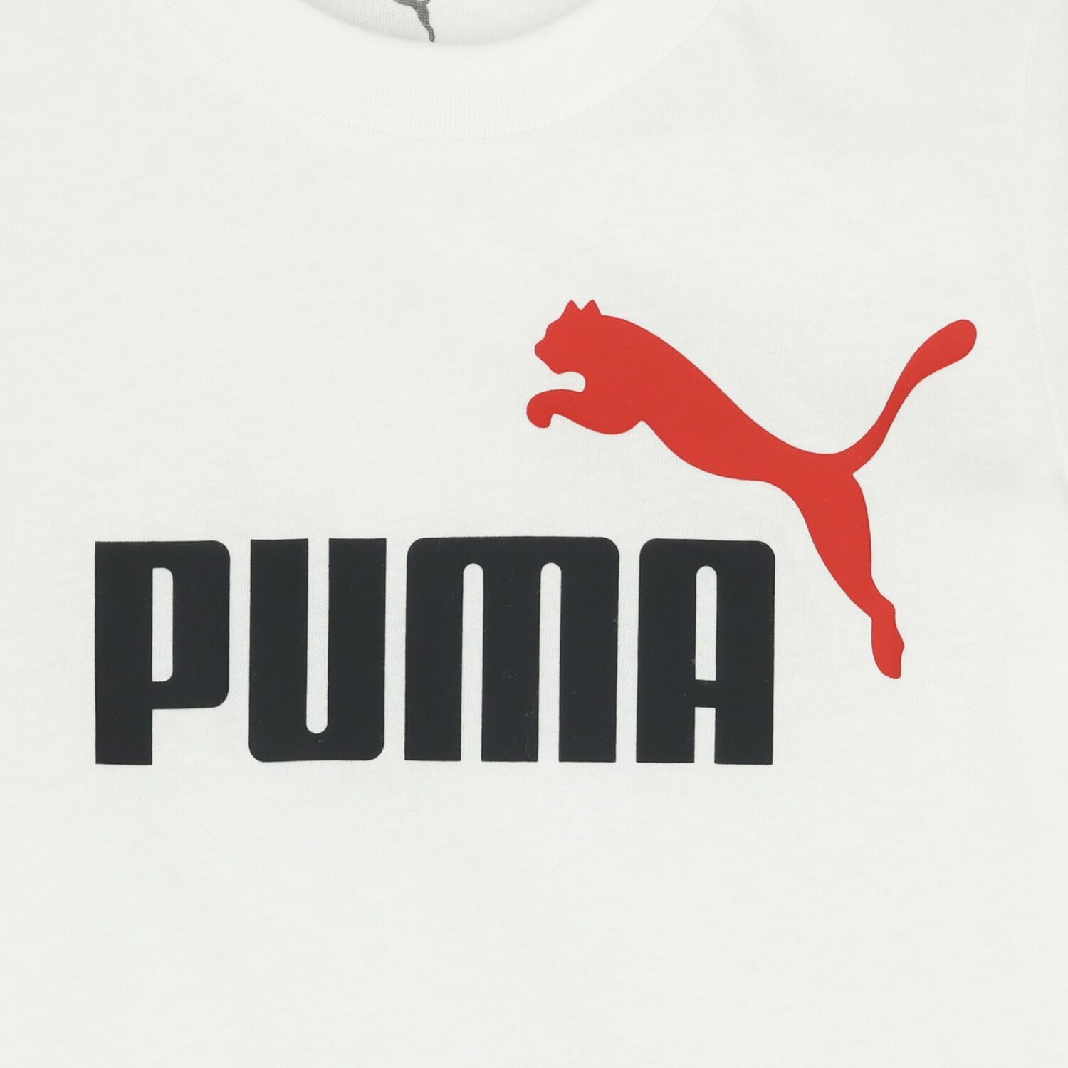 طقم شورت بالشعار باللونين الابيض و الاسود للاولاد, 1, hi-res