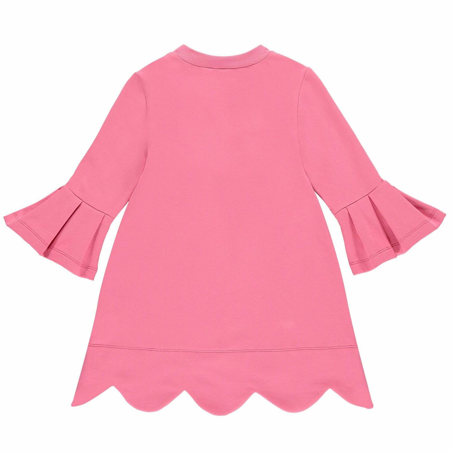 Girls Pink Cotton Dress, 1, hi-res image number null