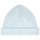 Baby Boys Blue Pleated Babygrow Set, 1, hi-res