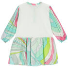Girls Multi-Coloured Iride Pastel Dress, 1, hi-res
