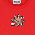 Younger Red Teddy Bear Logo T-Shirt, 3, hi-res