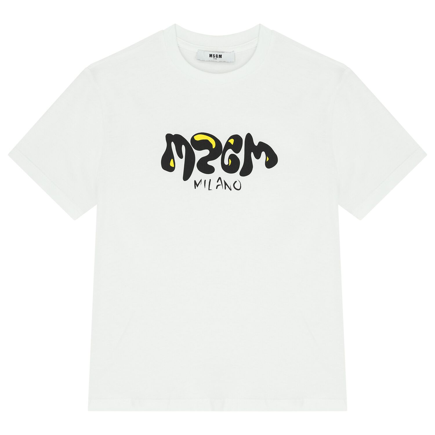Boys White Logo T-Shirt, 1, hi-res