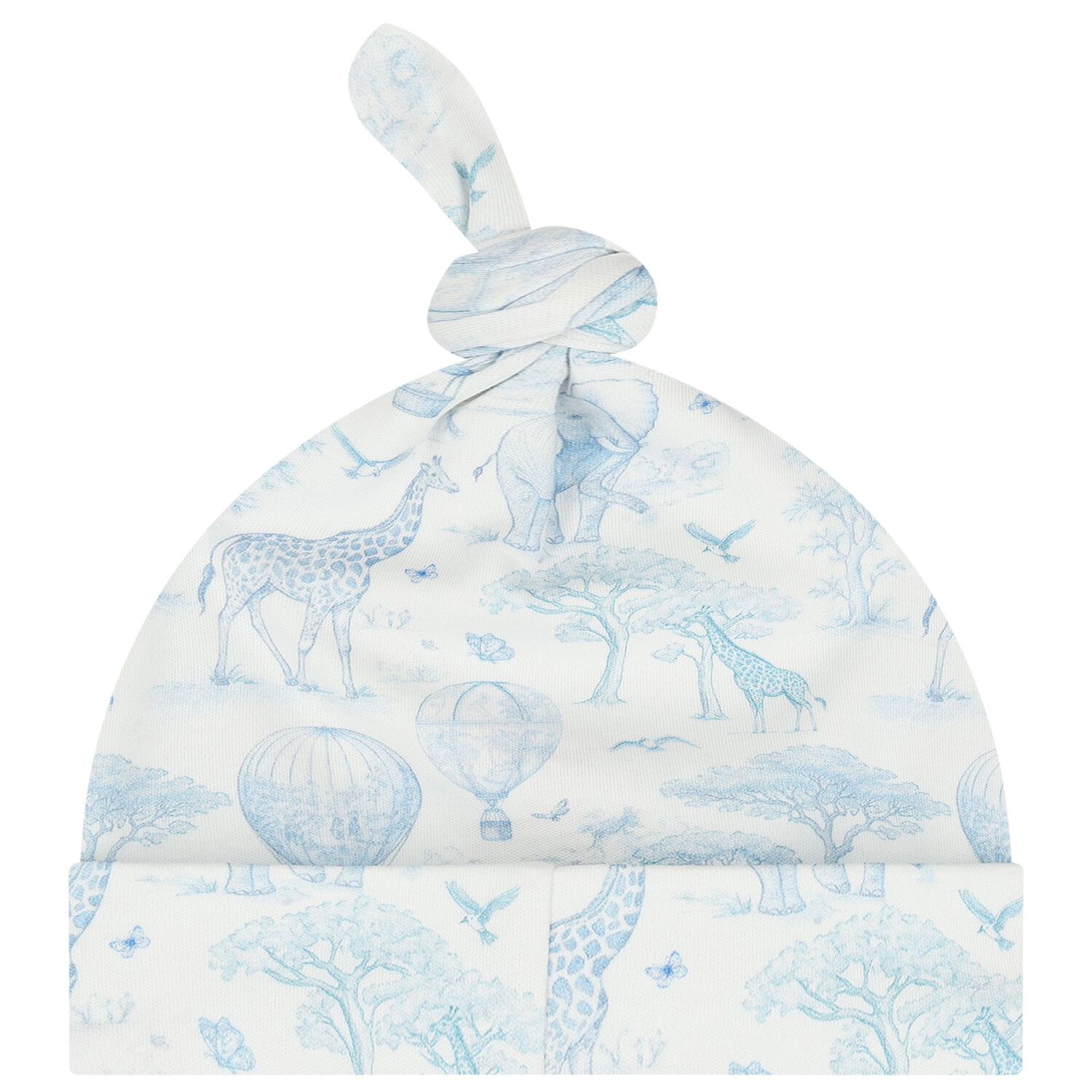 Baby Boys White & Blue Africa Babygrow Gift Set, 1, hi-res
