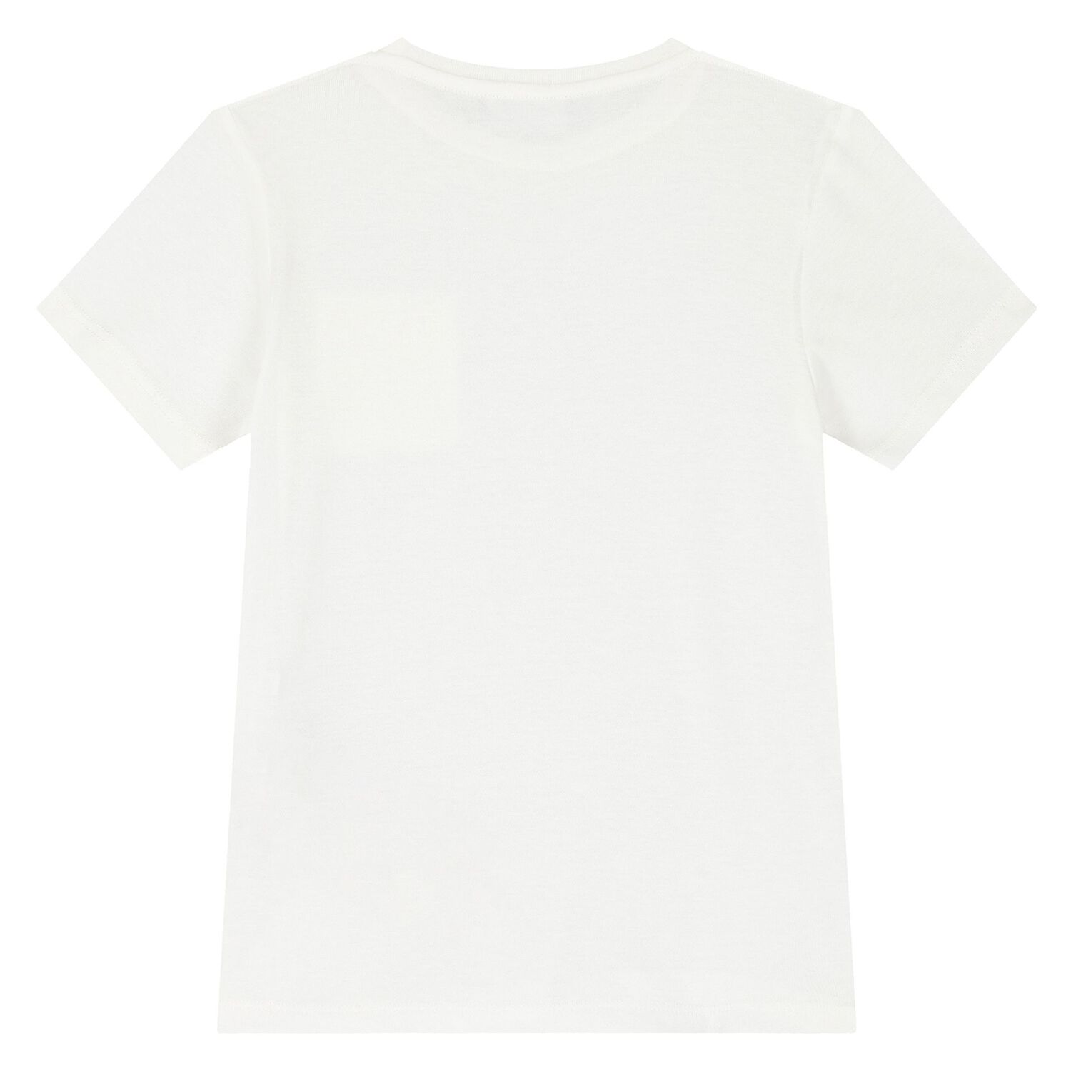 White Cotton Logo T-Shirt, 2, hi-res