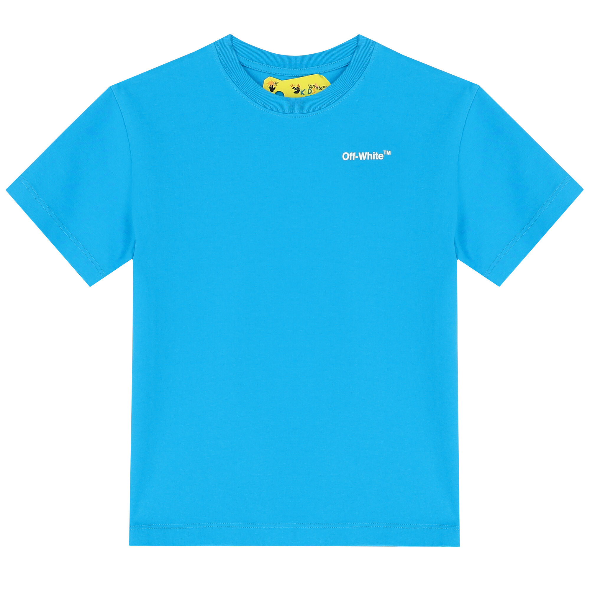 Off White Blue Monster Arrow Logo T Shirt Junior Couture UAE