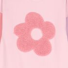 Girls Pink Flower Dress Set, 1, hi-res