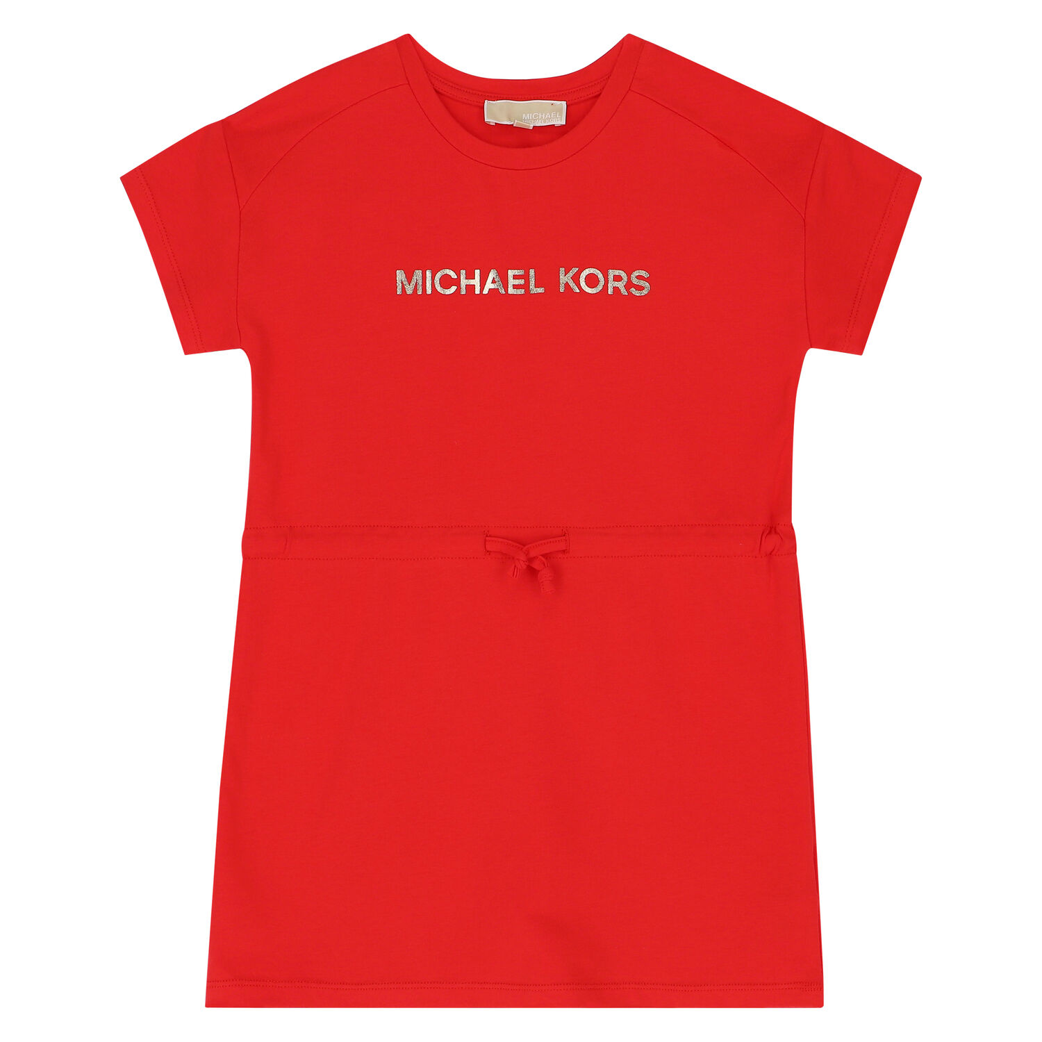 Girls Red Logo Dress, 2, hi-res