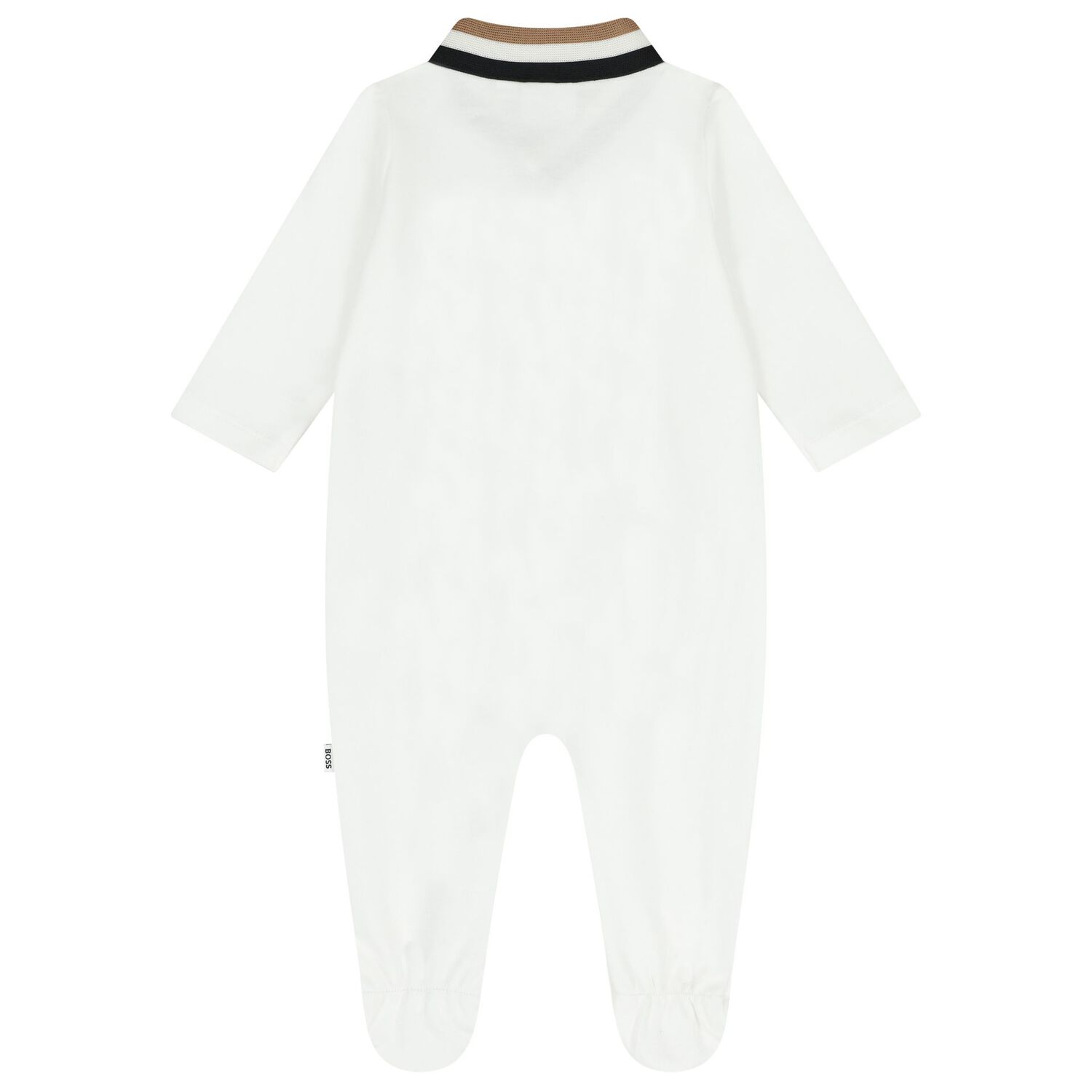 Baby Boys White Logo Babygrow Gift Set, 1, hi-res