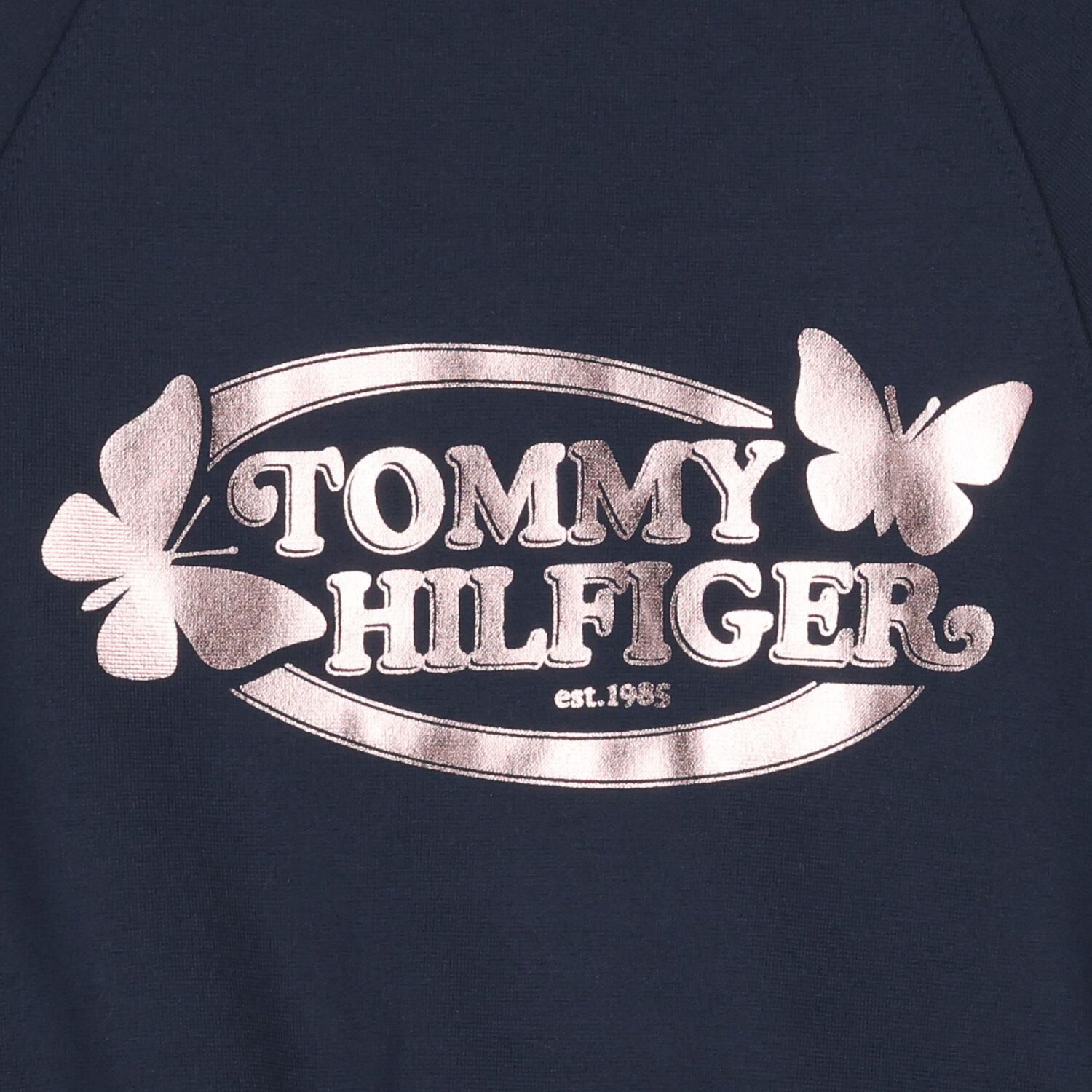 Girls Navy Blue Logo Zip Up Top, 1, hi-res image number null