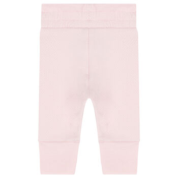 Baby Girls Pink Logo Trousers