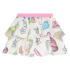 تنورة بنات باللون الابيض, 1, hi-res