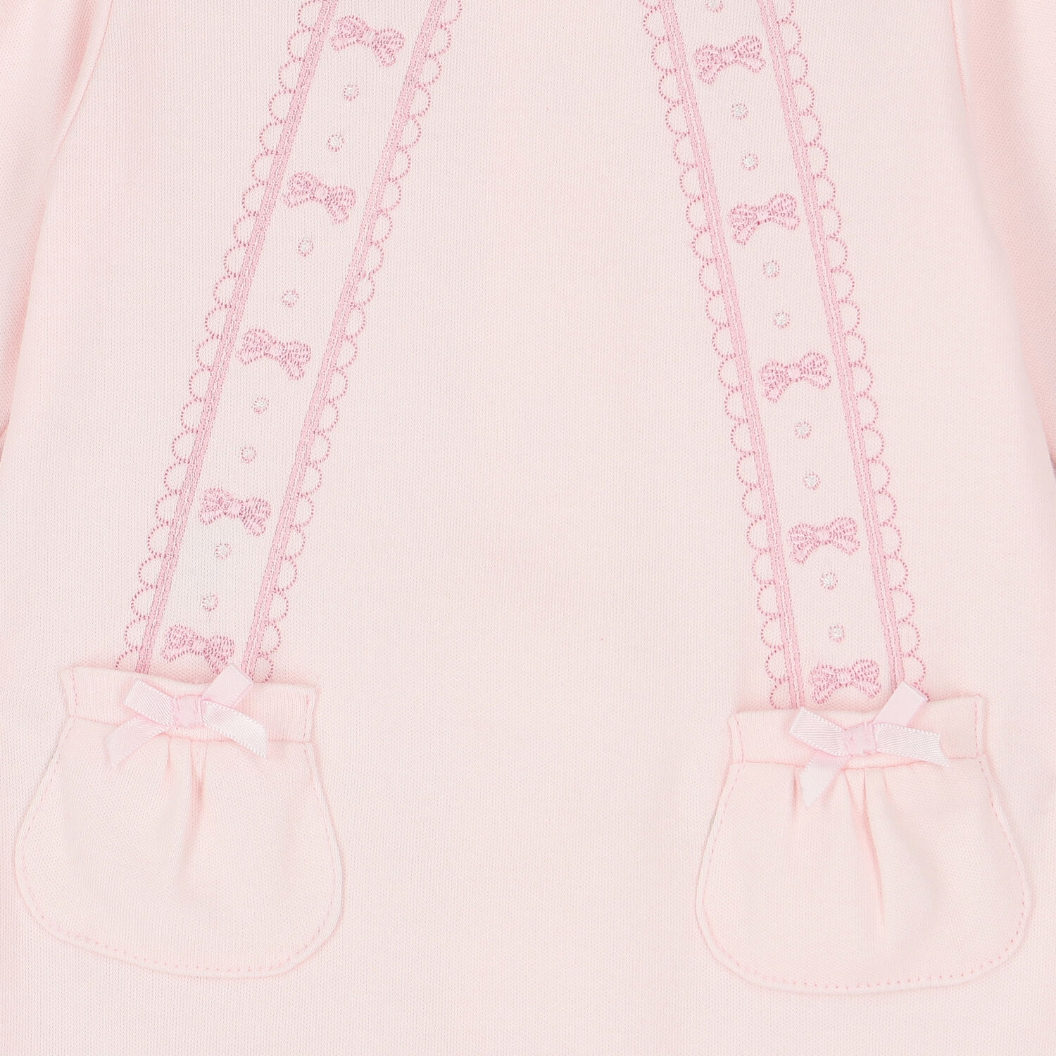 افرول مطرز باللون الوردي للبنات , 1, hi-res