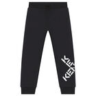Boys Grey Logo Joggers, 1, hi-res