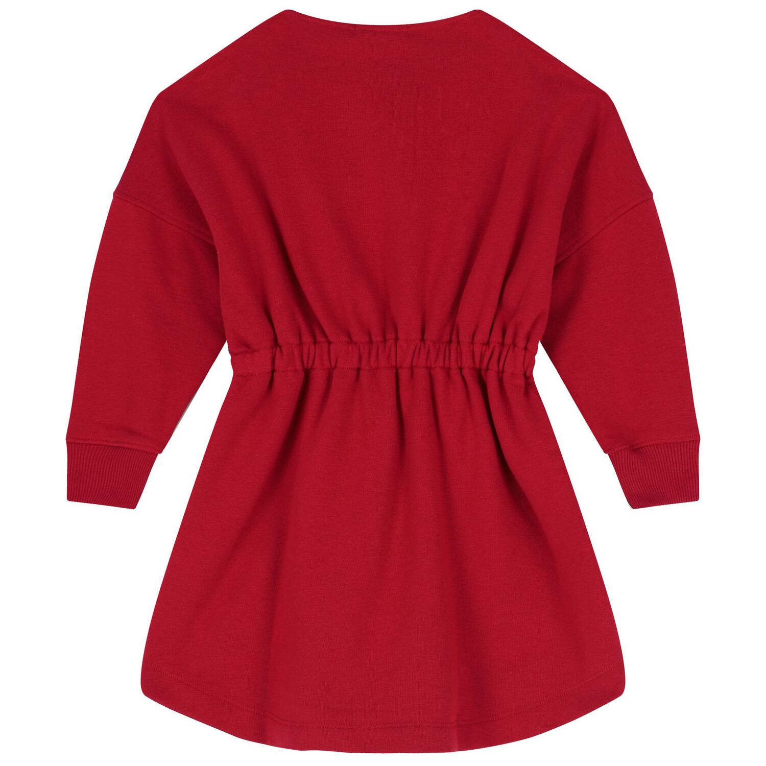 فستان بنات بالشعار باللون الأحمر, 1, hi-res image number null