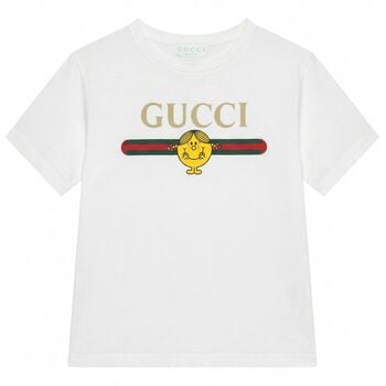 تيشيرت باللون الابيض مخطط للبنات