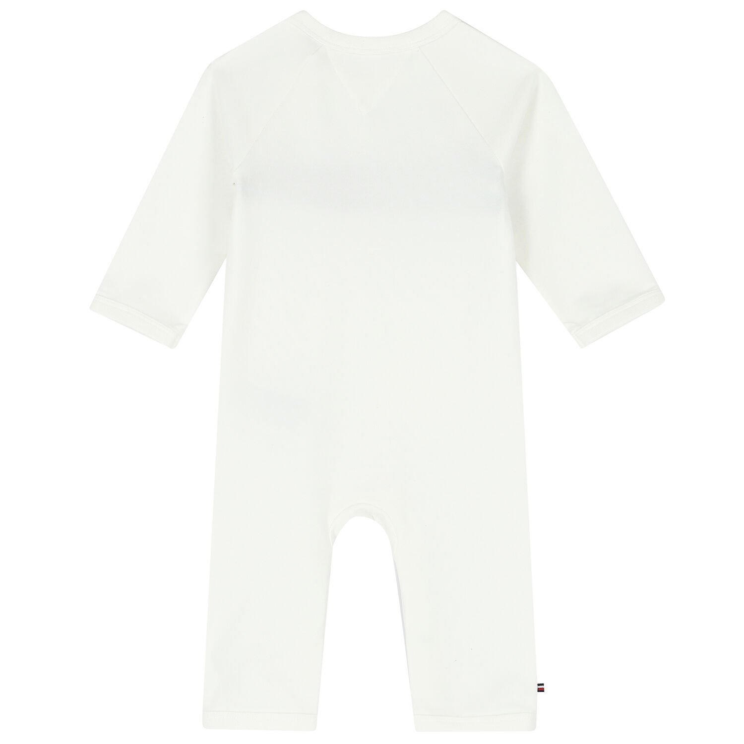 White Logo Baby Romper, 3, hi-res