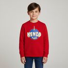 Boys Red Logo Sweatshirt, 1, hi-res
