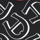 سويت شيرت باللون أسود بشعار للأولاد, 1, hi-res