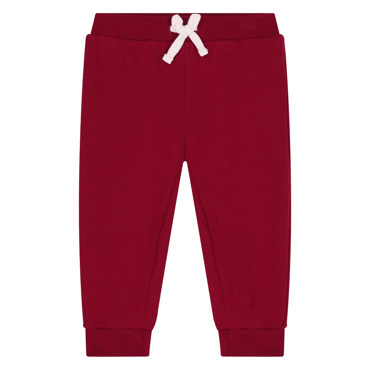 Baby Girls Red Polo Bear Tracksuit, 1, hi-res