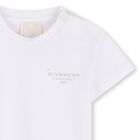 Younger Girls White Logo T-Shirt, 1, hi-res
